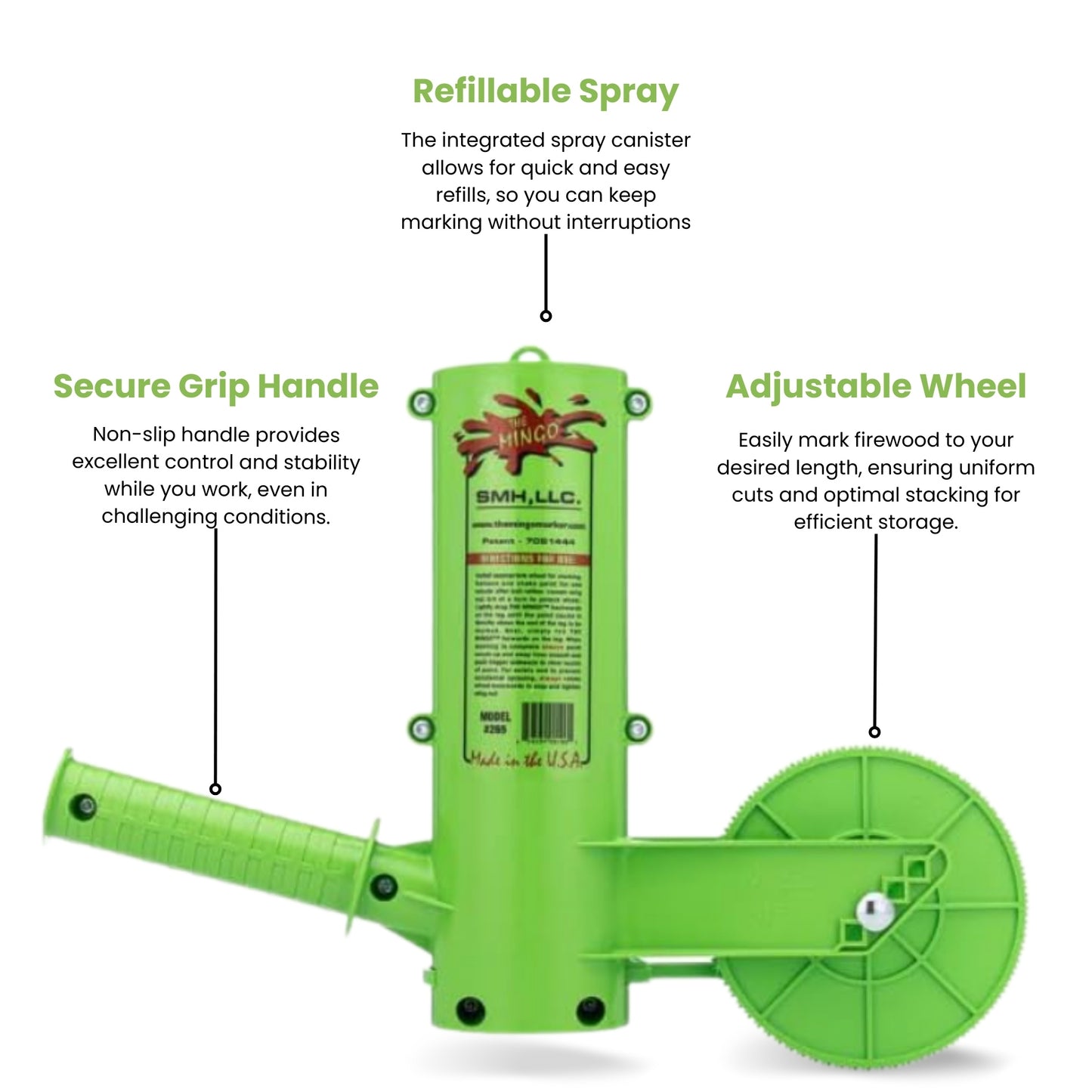 The Mingo Bundle Includes 14", 16" 18" and extra Trigger