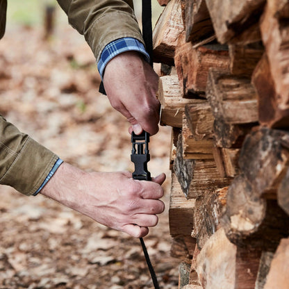 8 Ft Cordwood Cover™ Firewood Cover - Holz Hausen Style