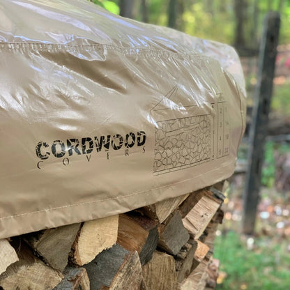 6 Ft Cordwood Cover Firewood Cover - Holz Hausen Style