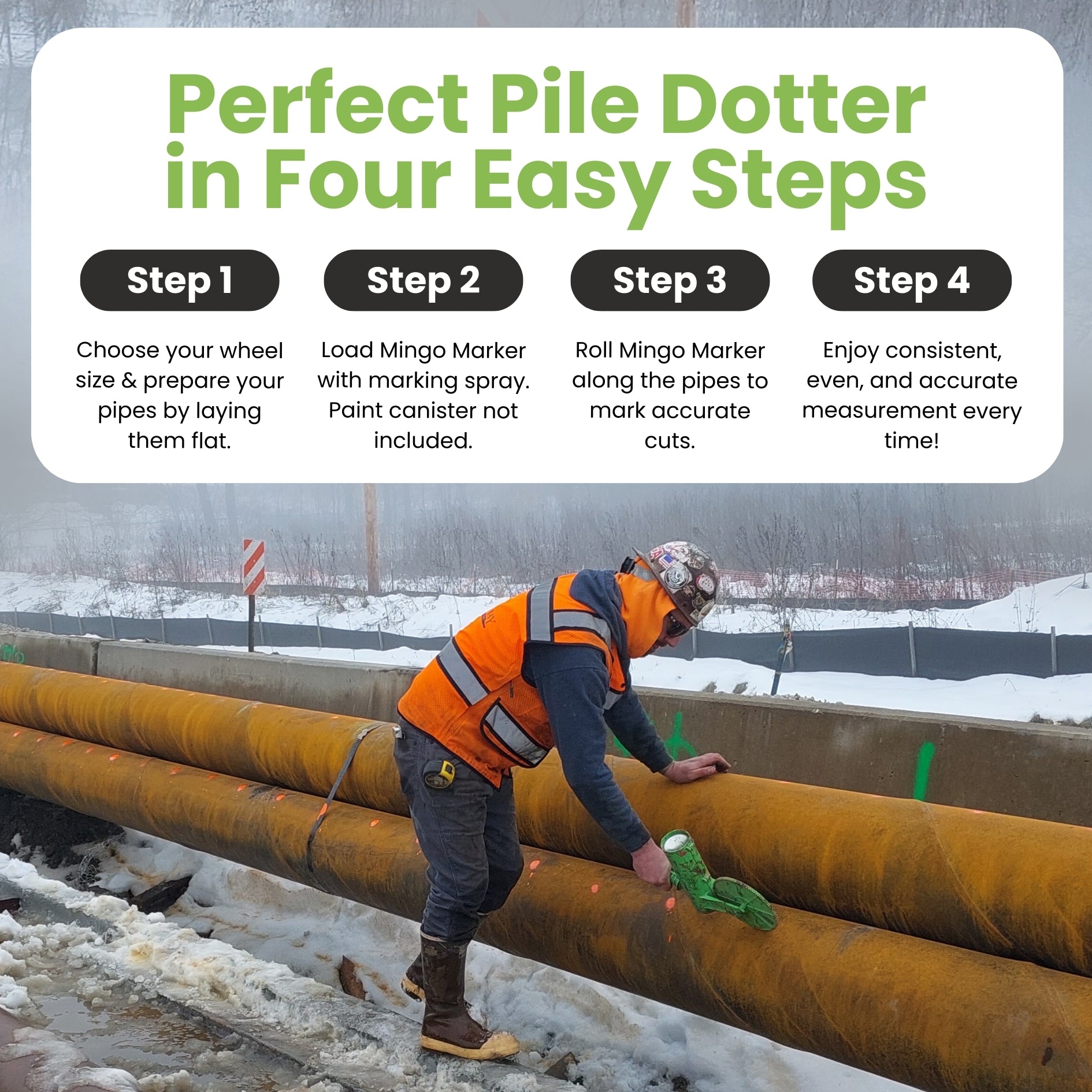 From box to first mark in four easy steps